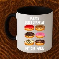 Please Dont Stare At My Six Pack Donuts Abs Six Pack Workout Coffee Mug thumb 2