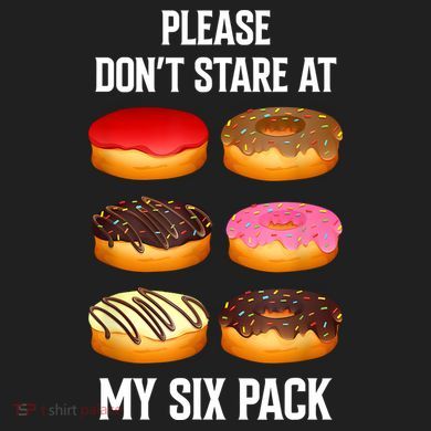 Please Dont Stare At My Six Pack Donuts Abs Six Pack Workout Urban Oversized Heavyweight T-Shirt