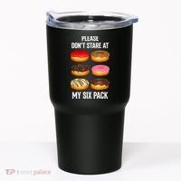 Please Dont Stare At My Six Pack Donuts Abs Six Pack Workout Tumbler thumb 0