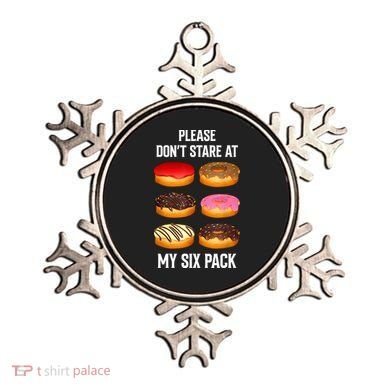 Please Dont Stare At My Six Pack Donuts Abs Six Pack Workout Ornament