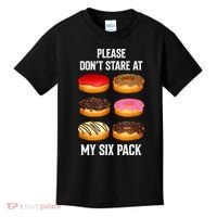 Please Dont Stare At My Six Pack Donuts Abs Six Pack Workout Kids T-Shirt thumb 0