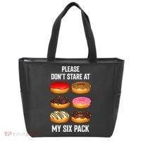 Please Dont Stare At My Six Pack Donuts Abs Six Pack Workout Tote Bag thumb 0