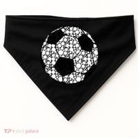 Polka Dots Soccer Ball USA-Made Doggie Bandana thumb 0