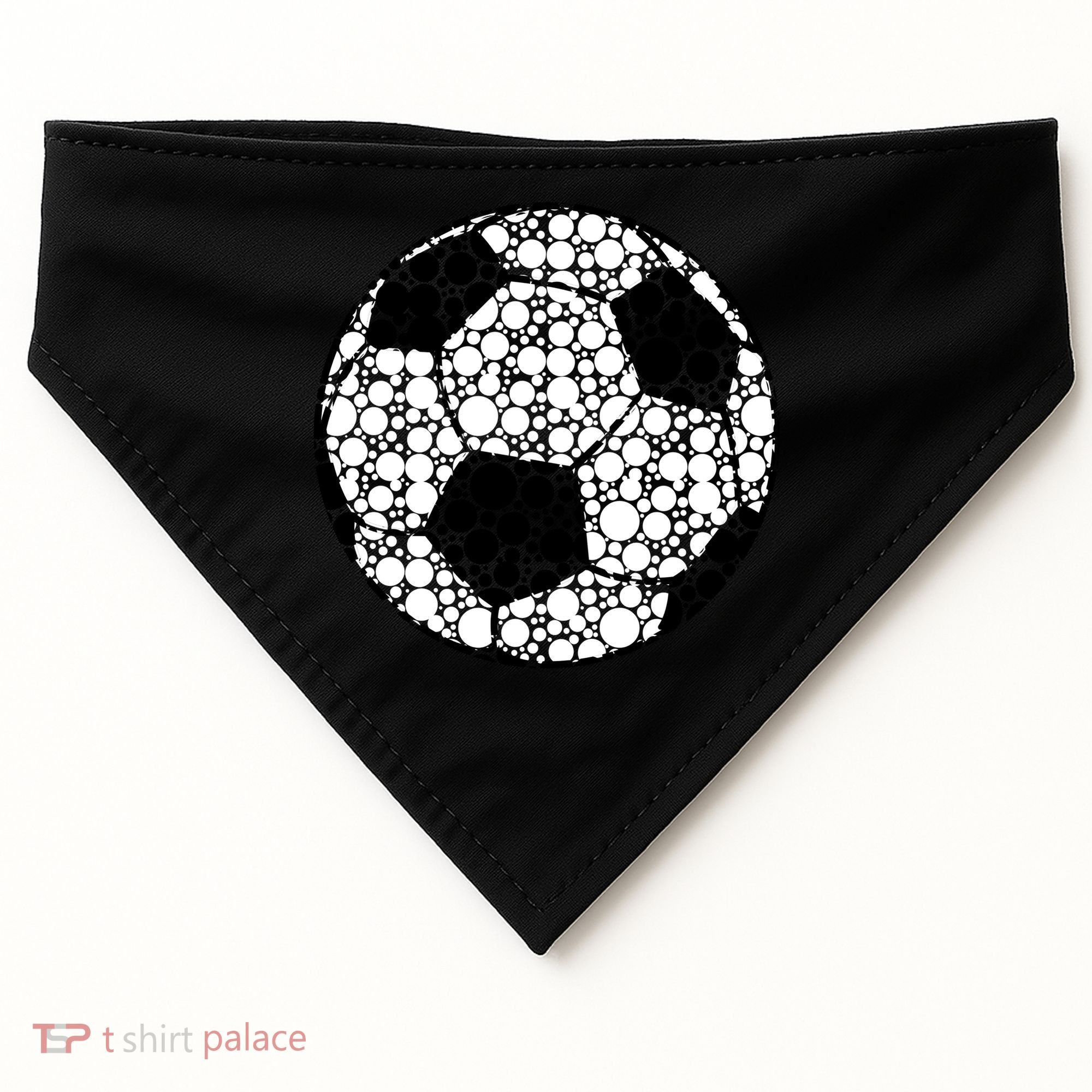 Polka Dots Soccer Ball USA-Made Doggie Bandana