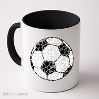 Polka Dots Soccer Ball Coffee Mug thumb 0