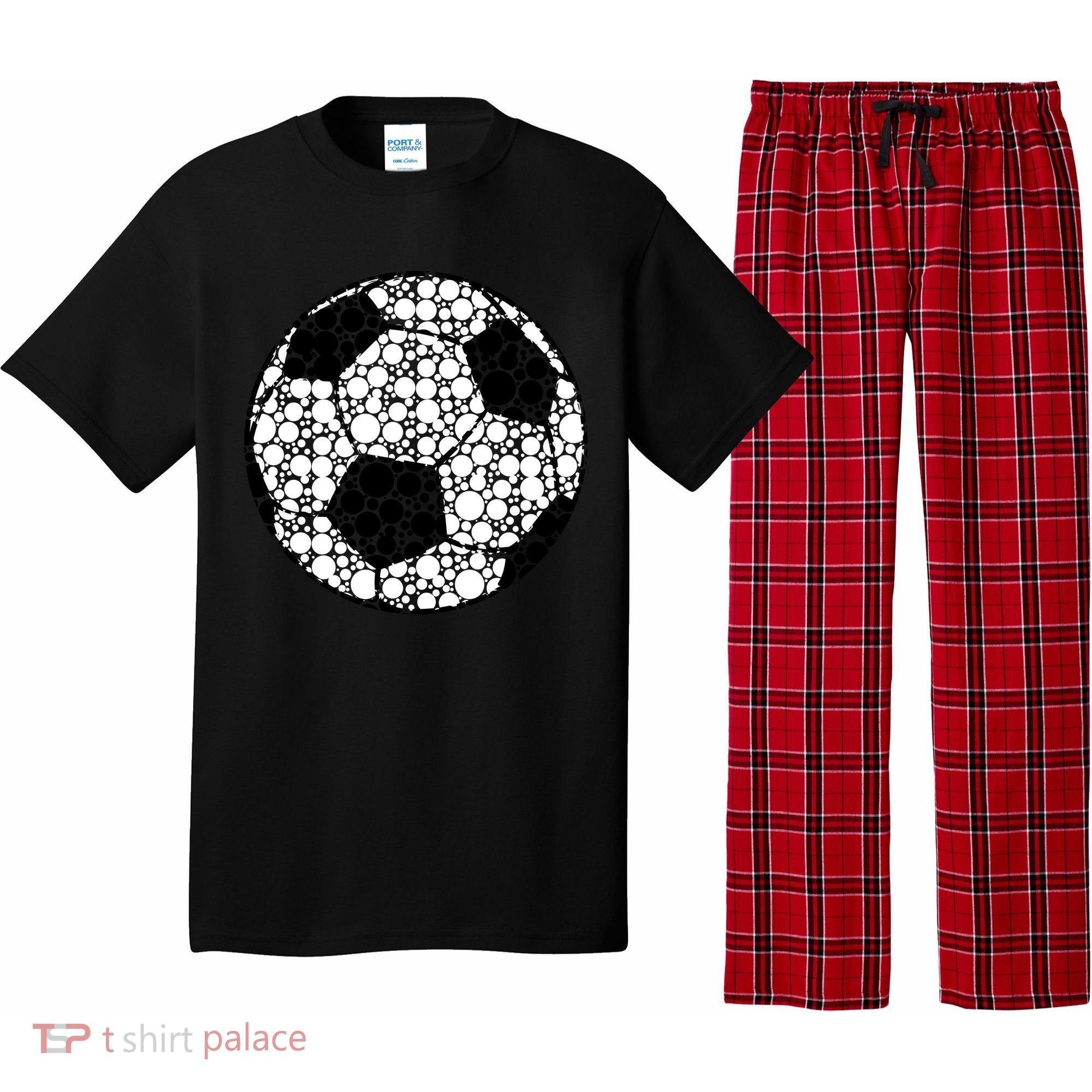 Polka Dots Soccer Ball Pajama Set