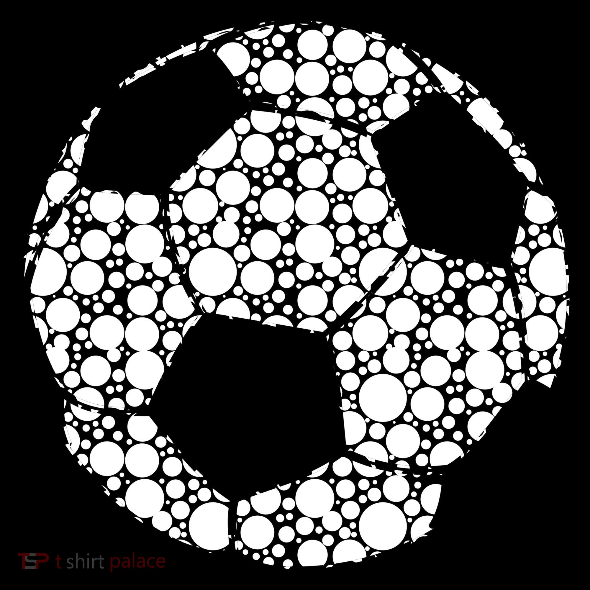 Polka Dots Soccer Ball Ornament