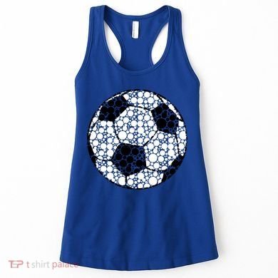 Polka Dots Soccer Ball Women's Tank Top
