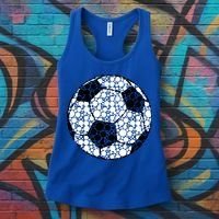 Polka Dots Soccer Ball Women's Tank Top thumb 3