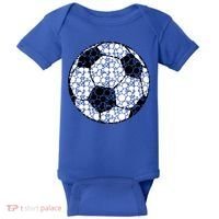 Polka Dots Soccer Ball Baby Bodysuit thumb 0