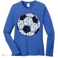 Polka Dots Soccer Ball Women's Long Sleeve Shirt thumb 0