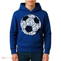 Polka Dots Soccer Ball Kids Hoodie thumb 4