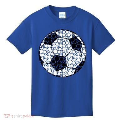 Polka Dots Soccer Ball Kids T-Shirt