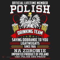 Polish Drinking Team Dobranoc Goodnight Dyngus Day Polska Women's Sweatshirt thumb 2