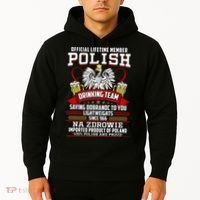 Polish Drinking Team Dobranoc Goodnight Dyngus Day Polska Hoodie thumb 2