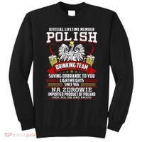 Polish Drinking Team Dobranoc Goodnight Dyngus Day Polska Sweatshirt thumb 0