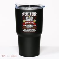 Polish Drinking Team Dobranoc Goodnight Dyngus Day Polska Tumbler thumb 0