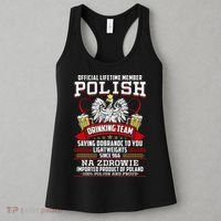 Polish Drinking Team Dobranoc Goodnight Dyngus Day Polska Women's Tank Top thumb 3