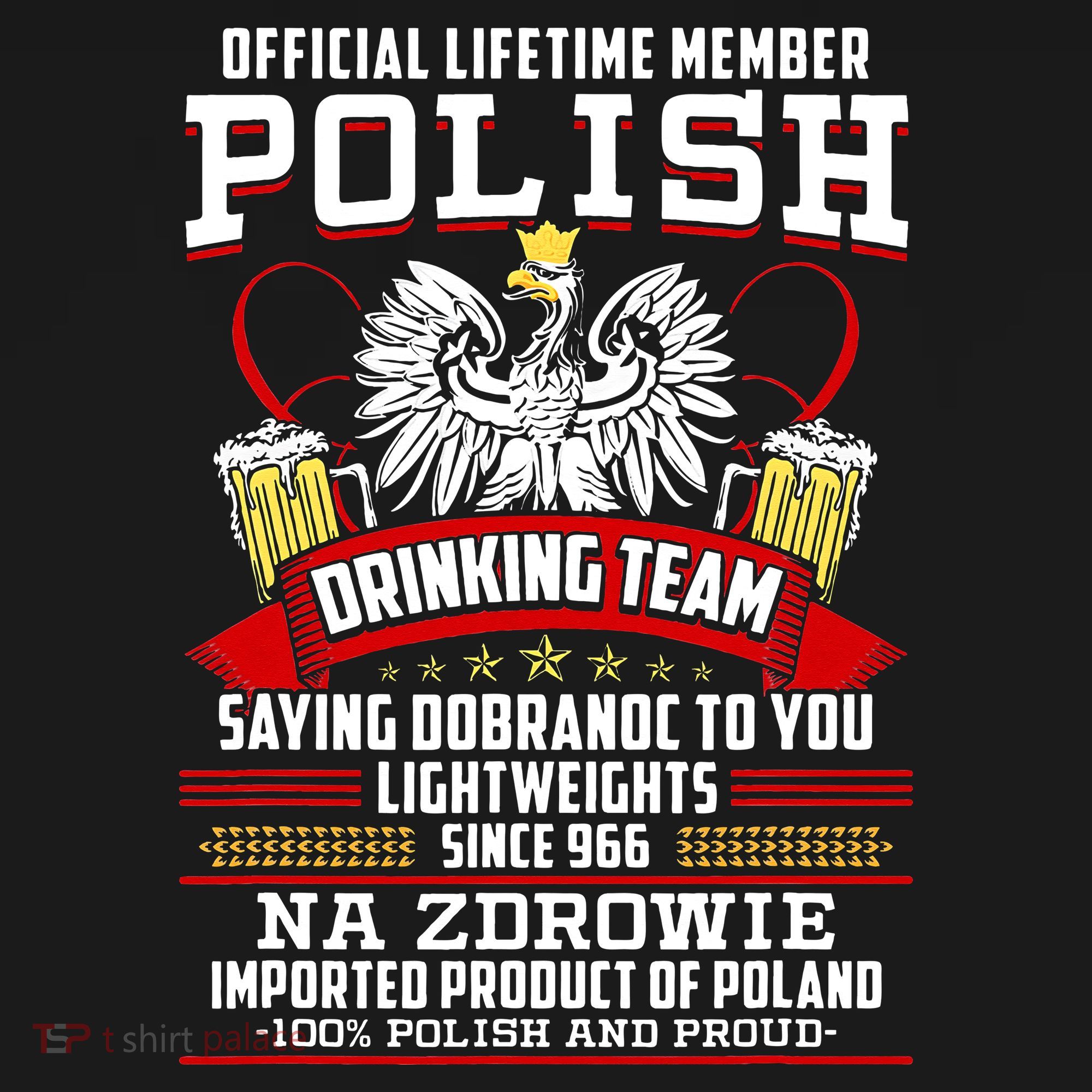 Polish Drinking Team Dobranoc Goodnight Dyngus Day Polska Women's Tank Top