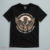 Plague Doctor The Ones Who Sell the Panic Sell the Cure T-Shirt thumb 5