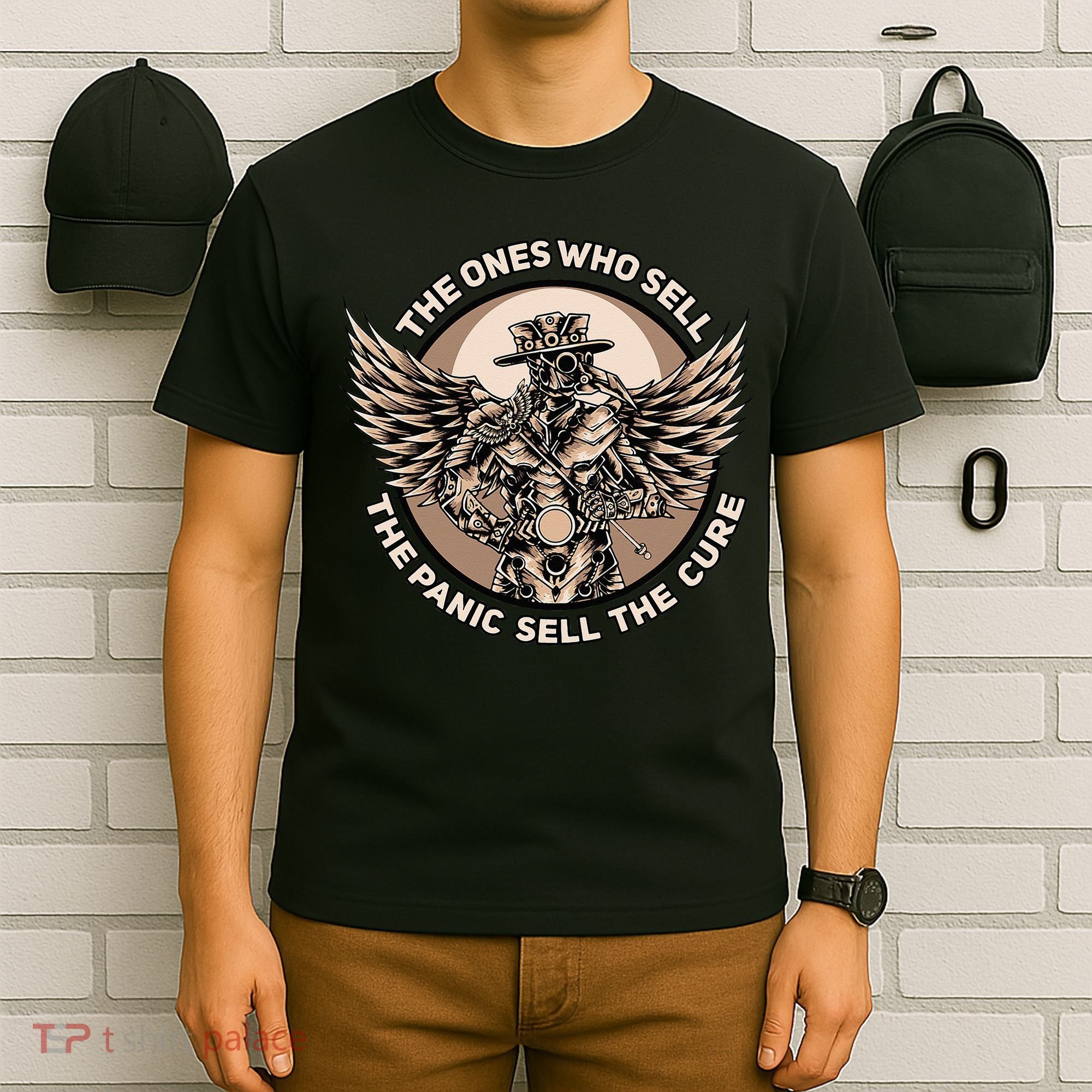 Plague Doctor The Ones Who Sell the Panic Sell the Cure T-Shirt