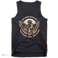 Plague Doctor The Ones Who Sell the Panic Sell the Cure Tank Top thumb 0