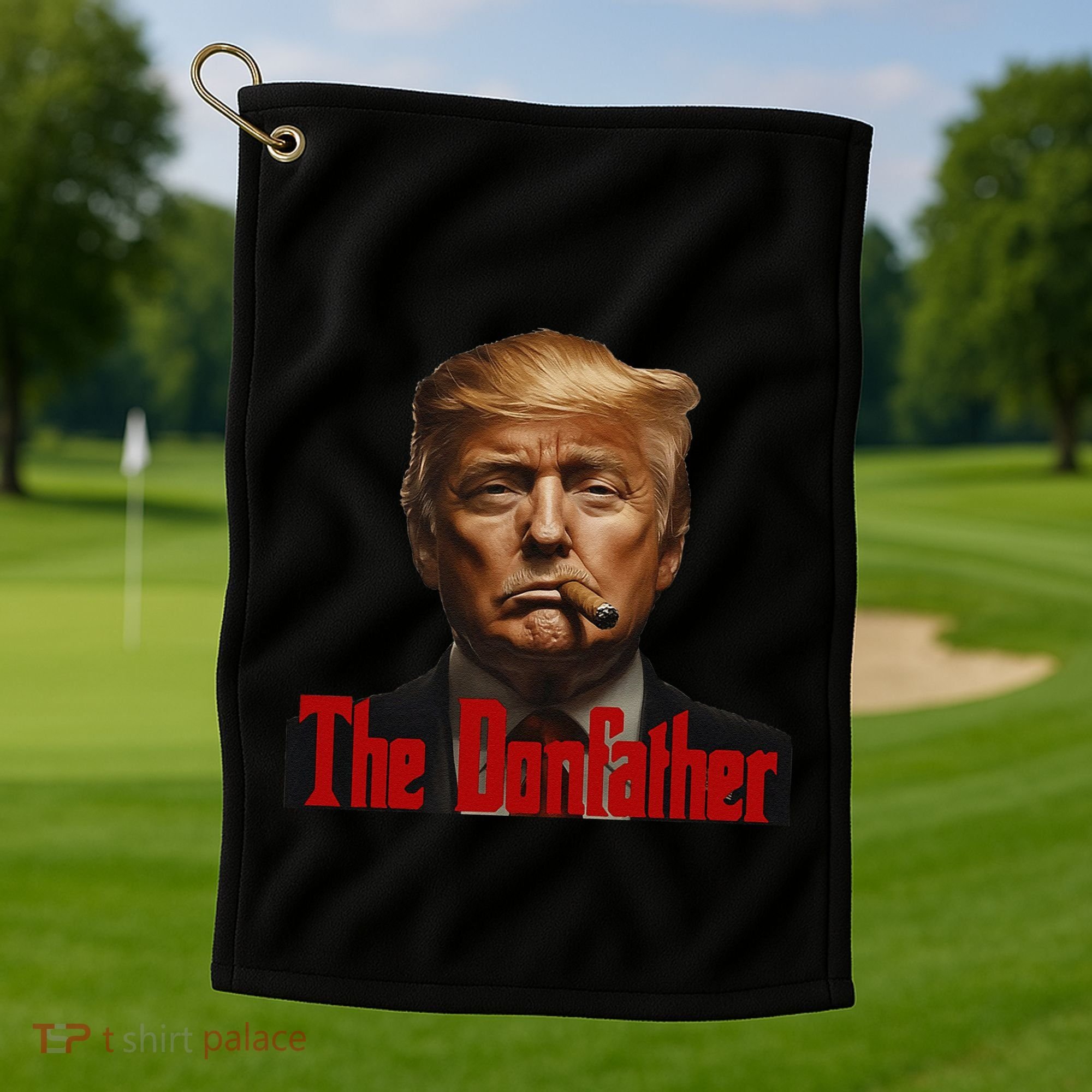 President Donald Trump The Don Father Funny Golf Towel