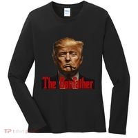 President Donald Trump The Don Father Funny Women's Long Sleeve Shirt thumb 0