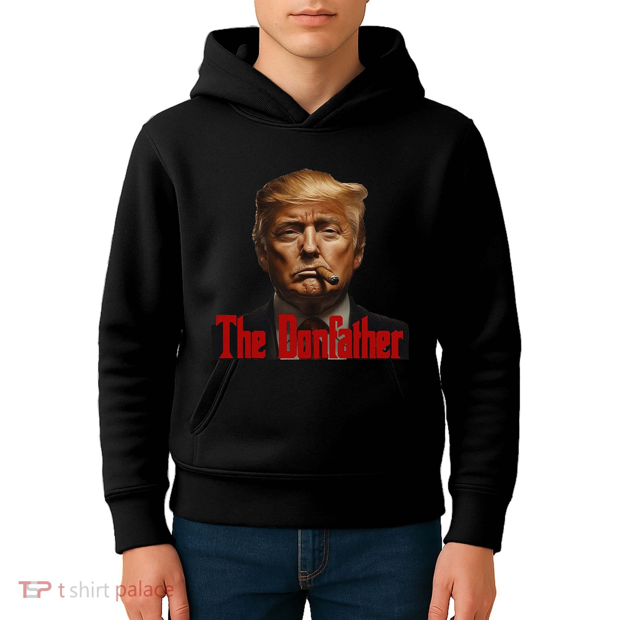 President Donald Trump The Don Father Funny Kids Hoodie