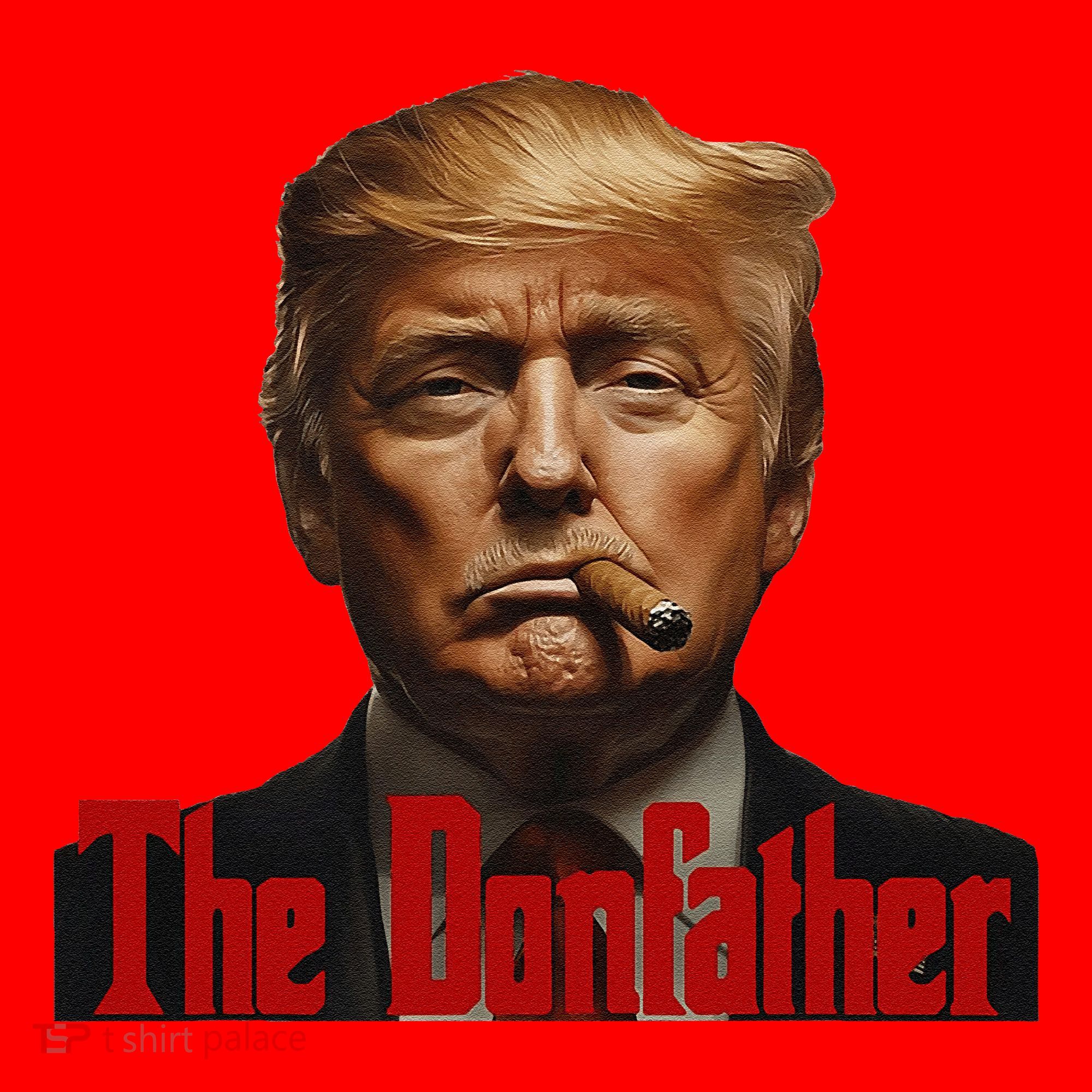 President Donald Trump The Don Father Funny Santa Hat