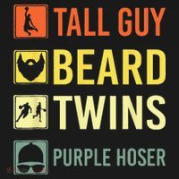 Perfect Dude Tall Guy Beard Twins Purple Hoser Dude Tank Top thumb 6
