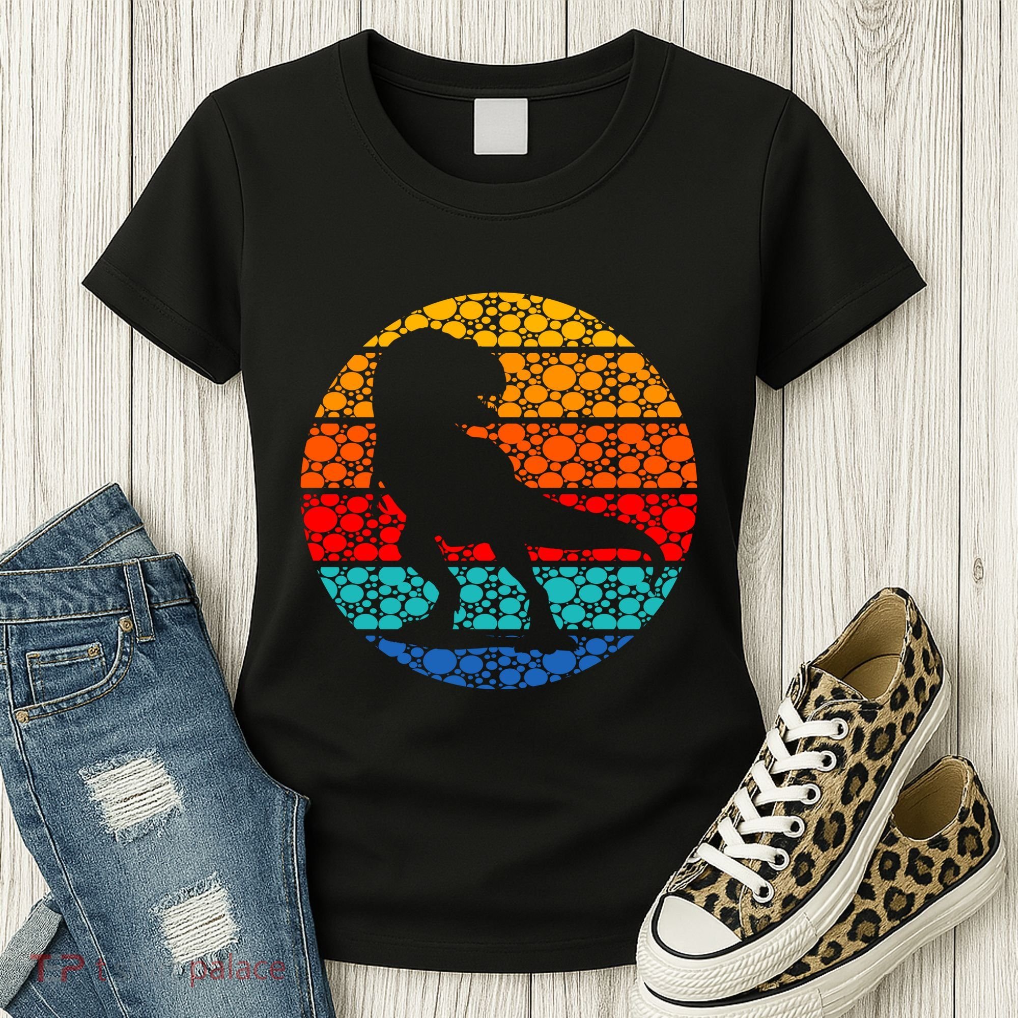 Polka Dots Trex International Dot Day Women's T-Shirt