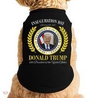 President Donald Trump Inauguration Day 2025 Memorabilia Gift Doggie Tank thumb 0