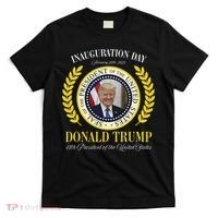 President Donald Trump Inauguration Day 2025 Memorabilia Gift T-Shirt thumb 0