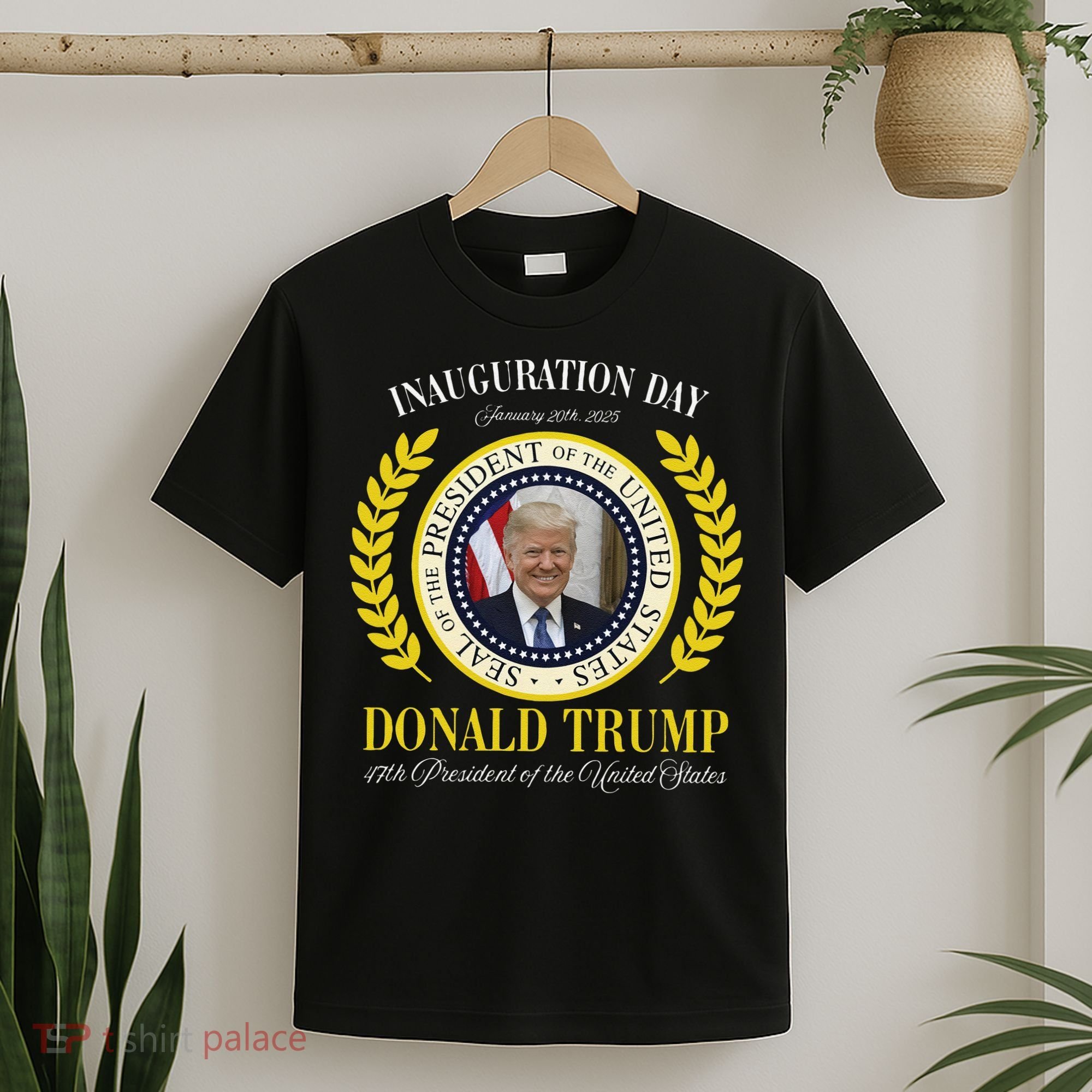 President Donald Trump Inauguration Day 2025 Memorabilia Gift T-Shirt