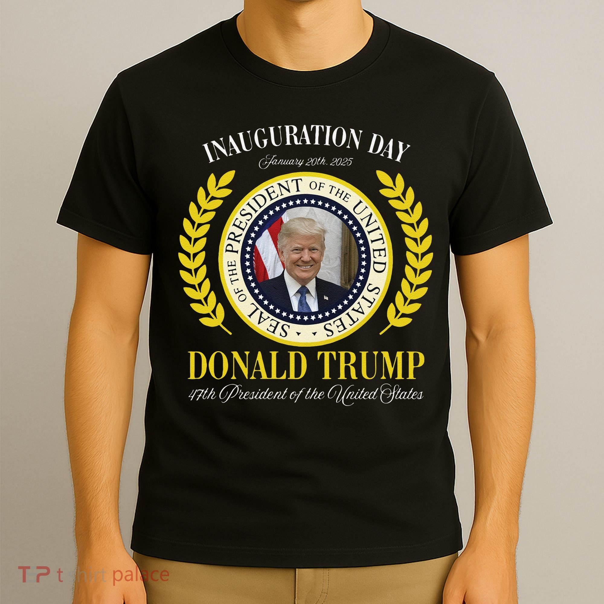 President Donald Trump Inauguration Day 2025 Memorabilia Gift T-Shirt