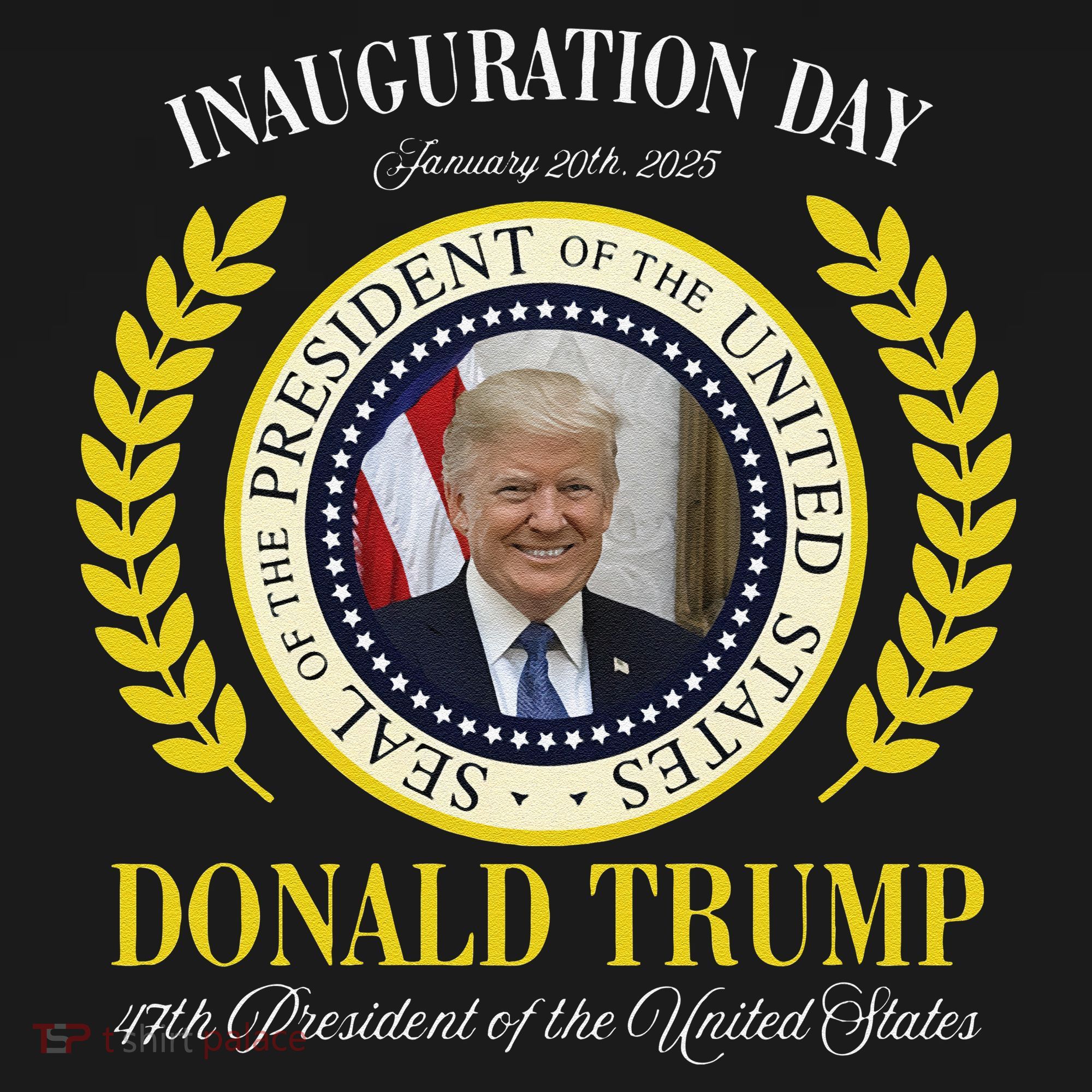 President Donald Trump Inauguration Day 2025 Memorabilia Gift T-Shirt