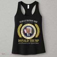 President Donald Trump Inauguration Day 2025 Memorabilia Gift Women's Tank Top thumb 3
