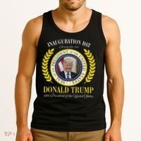 President Donald Trump Inauguration Day 2025 Memorabilia Gift Tank Top thumb 3