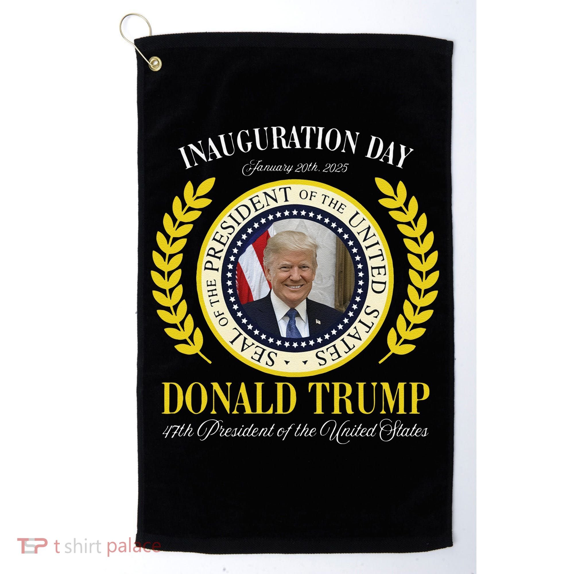 President Donald Trump Inauguration Day 2025 Memorabilia Gift Golf Towel