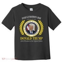 President Donald Trump Inauguration Day 2025 Memorabilia Gift Toddler T-Shirt thumb 0