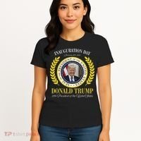 President Donald Trump Inauguration Day 2025 Memorabilia Gift Women's T-Shirt thumb 4