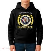President Donald Trump Inauguration Day 2025 Memorabilia Gift Kids Hoodie thumb 4