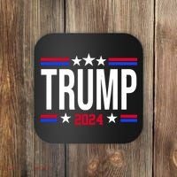 Pro Donald Trump 2024 Usa Election Coaster thumb 0