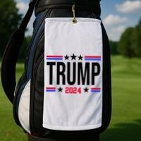 Pro Donald Trump 2024 Usa Election Golf Towel thumb 2