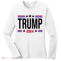 Pro Donald Trump 2024 Usa Election Women's Long Sleeve Shirt thumb 0