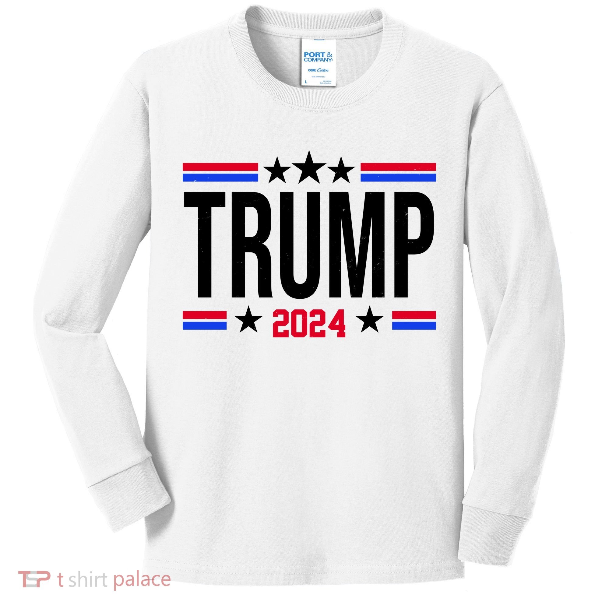 Pro Donald Trump 2024 Usa Election Kids Long Sleeve Shirt
