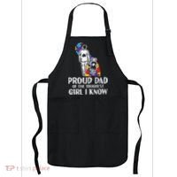 Proud Dad Toughest Autism Awareness Daddy Papa Apron thumb 0