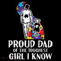 Proud Dad Toughest Autism Awareness Daddy Papa Coffee Mug thumb 5