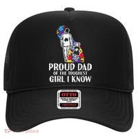 Proud Dad Toughest Autism Awareness Daddy Papa Hat thumb 0